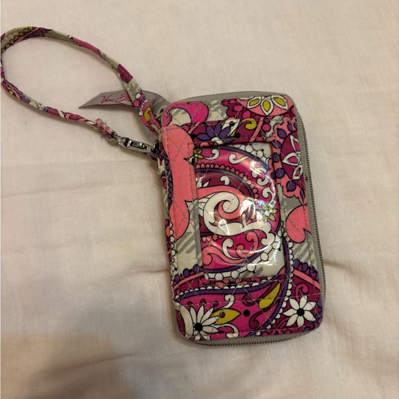 Vera Bradley Paisley Meets Plaid Wristlet - Picture 2 of 3